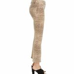 Frame Le Crop High Waist Boot Snake Print Jeans Photo 2