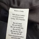 Quince  100% Leather Blazer in black Small Photo 6