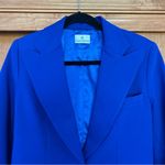 Chloe Kristyn Taylor Tailored Ponte Blazer in Cobalt Blue Size 8 Photo 8