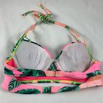 Xhilaration MD retro Hawaii pink floral pc bikini Photo 4