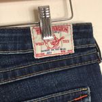 True Religion  Joey ladies dark denim wash boot cut jeans size 30 made in USA Photo 8