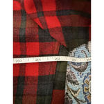 Pendleton Vintage 60 70s  Wool Plaid Hunting Shirt Jacket Medium Blazer Red Black Photo 7