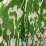 Gretchen Scott Embroidered 3/4 Sleeve Tunic V Neck Dress with pockets Small Green Photo 4