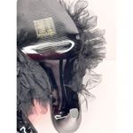 Azalea Wang Pointed Toe Heels Size 7 Black Birdie Fabric Upper Slip On Photo 10