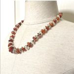Carnelian and quartz necklace Photo 5