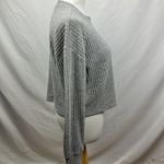Aritzia Wilfred free cropped ribbed crewneck sweater size small Photo 4