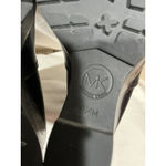 Michael Kors Woman’s  Size 6.5 Medium Black Leather Wedge Heel Ankle Boot #674 Photo 4