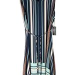 Vince Camuto  Sleeveless Asymmetrical Hem Striped
Dress Size XXL Photo 1