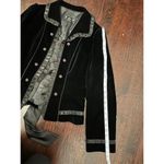 STUNNING Vintage Blazer with Ruffles Blue Photo 3