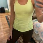 Lululemon Neon Yellow Scoop Next Tank Top Photo 3