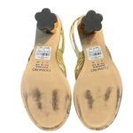 Farm Rio  Gold-tone Strappy Sandals(Size 6) Photo 6