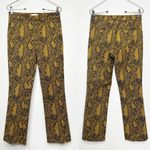Joie  Marcena B Pants Cropped Snake Print Size 2 Photo 2