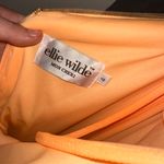 Ellie Wilde Bright Orange Sequin Prom Dress Photo 1