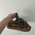 Koolaburra by Ugg Koolaburra UGG Fuzz'n Slipper Backstrap Slide Cheetah Sandals size 9 Photo 6