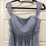 Birdy Grey  French Blue Devin Chiffon Maxi Dress Bridesmaid Wedding Size Medium Photo 2