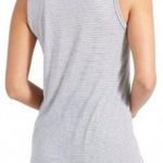Athleta Black And White Striped Getaway Tank Top Photo 1