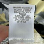 Signature Sabrina Yellow Floral Sleeveless Tiered Stretch Sheath Dress Size 6P Photo 7