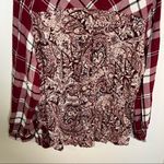 Catherines Catherine’s Button Down Shirt Red Plaid Handkerchief Back Photo 7