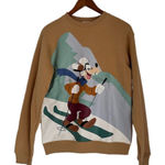 Disney Parks Holiday Homestead Goofy Ski Pullover Sweatshirt Size S Photo 0