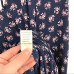 Superfoxx Belted 3/4 Sleeve Jumpsuit Floral Navy M Photo 8