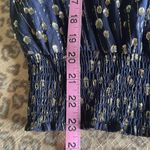 Sail To Sable Like New Metallic Clip Dot Blouse XS Photo 4