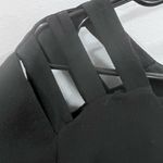 Charming Charlie Black cutout shoulder shift dress size medium Photo 3