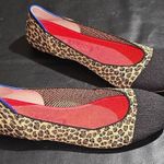 Rothy's  Womens Little Cat Square Toe Leopard Print Flats‎ Shoes 10.5 Photo 0