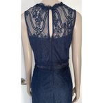 Speechless Navy Lace Sleeveless Maxi Dress Photo 7