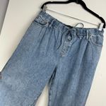 Banana Republic Barrel Jeans Sz Medium Womens Stretch Tie Waist Photo 6