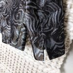 Tribal Womens Size 4 Brown Metallic 1 Button Open Front 3/4 Sleeve Jacket Blazer Photo 4