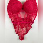 Victoria's Secret Victoria’s Secret Sexy Bombshell Lace Teddy Bodysuit Push‑Up Size L Photo 2