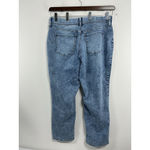 Terra & Sky Womans  Pull On Blue Jeans 1X 16w-18w Elastic Waist Excellent Photo 1