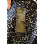 Sandro Cladie Lurex Tweed Jacquard Open Knit Cardigan Sweater Jacket Medium 2 Photo 9