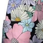 Storia Retro Floral Print Denim Mini Skirt EUC Size Medium Photo 3