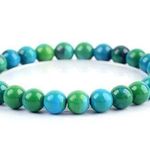 🌎Chrysocolla Crystal Bracelet🌎 ~8mm Photo 0