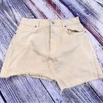 All Saints Pale Yellow Denim Asymmetrical Mini Skirt Photo 1