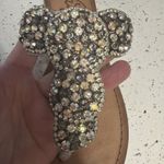 Naughty Monkey  Women’s Rhinestone Sandals Size 8 Photo 4