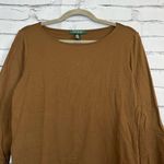 Vintage Lauren Ralph Lauren Brown Longsleeve Top Women’s M Preppy Minimalist Y2K Size M Photo 5