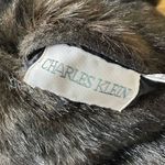 Charles Klein Hooded Reversible Faux Fur / Silk Coat Size 3X Black Photo 13