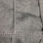 White House | Black Market Ruffle, Tweed Knit Blazer, Gray, Silver, Size 4 Photo 9