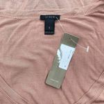 J.Crew Short Sleeve Scoop Neck Side Tie Tee Dusty Pink Size S Photo 7