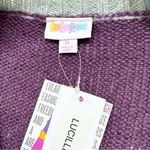 LuLaRoe Lucille Oversized Cable Knit Collegiate Long Button Down Cardigan M NWT Photo 5