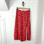 Abercrombie & Fitch  Red Floral Midi Skirt Size XSP Photo 2