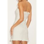 Lulus NWOT Size Small Little Lovely Ivory White Strapless Mini Dress Ruffle Photo 1