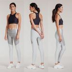 Outdoor Voices Two-Tone Gray Colorblock Warm Up Legging 7/8 XS Photo 1