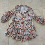 Olivaceous  NWOT Floral Longsleeve Dress Sz Large Photo 0