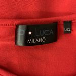 P Luca Milano Red Oversized Dolman Top Large XL Slouchy Comfy Stylish Photo 4