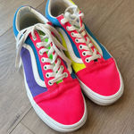 Vans  Old Skool Neon Colorblock Sneakers Sz 7 Men 8.5 Women Retro 80s Photo 0