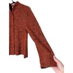 Kathleen Sommers Mohair Wool Blend‎ Spice Orange Cardigan Sweater Small Red Photo 3