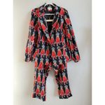L’atiste By Amy Women’s Luxury Gloves Print Red Blazer & Trouser Set Size 3X‎ Photo 5